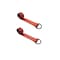 Tie 4 Safe 2" x 10' Lasso Strap w/ D Ring Auto Tie Down Wheel Lift Tow Truck Trailer, 2PK TWS21-510-W27-R-C-2 - alternate 1